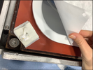 Non-destructive seal seam inspection for PS trays