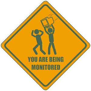 being monitored