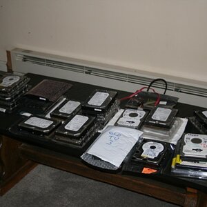 Elsmar.com site Historical Backup hard disks (and some 'Old TV' program drives)...