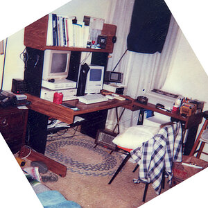 Amiga and Mac circa 1987