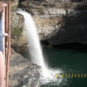 100 1235
The high falls at DeSoto Falls
