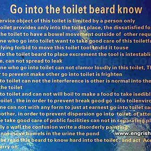 toilet beard know