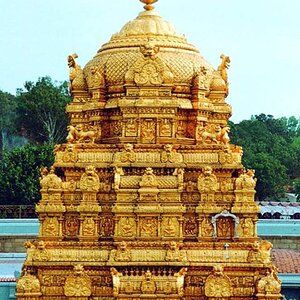 The golden tomb above the temple