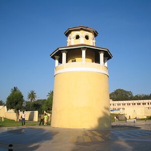 The Jail watchtower now still at the centre of the park.