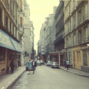 Paris side street circa 1967