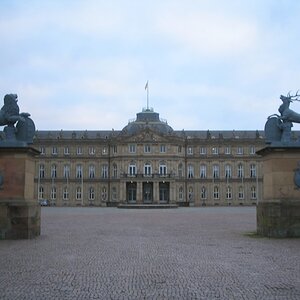 The new castle in Stuttgart built in the late 18th century...