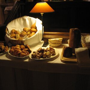 The breads at the breakfast in Landhotel Krone