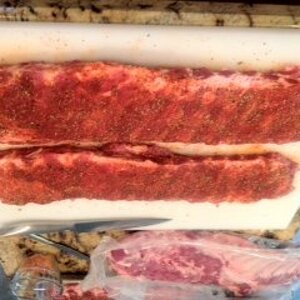 St. Louis Style Ribs   Rubbed