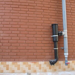 Various types and makes of rain water filters