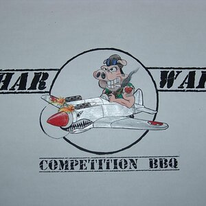 Logo for our competition BBQ team.