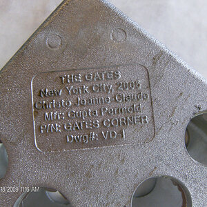 bracket detail
Gates Project, Central Park