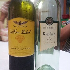 Fruity German Riesling goes very well with seafood based steamboat