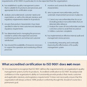 What ISO 9001 certification means