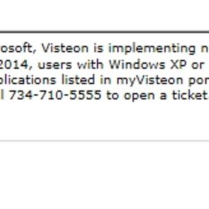Win XP Visteon